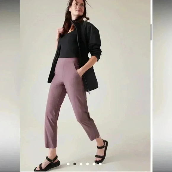 Athleta Brooklyn Ankle Pant in damask mauve 6 - Picture 3 of 4